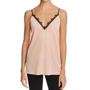 Velvet Lace Trim Camisole Top💋